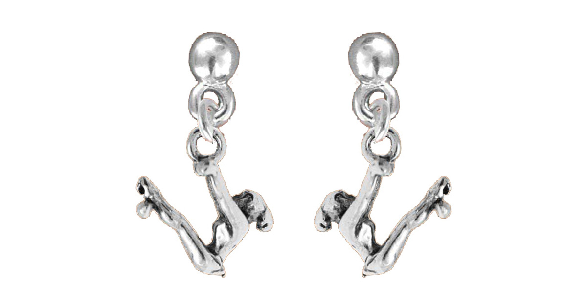 DGS Swinging Gymnast Earrings 